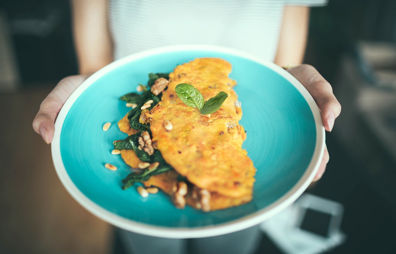Lunchrecept tryptofaanrijke omelet met zalm