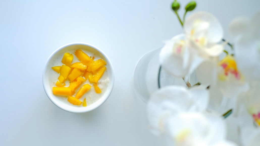 Magere kwark met mango